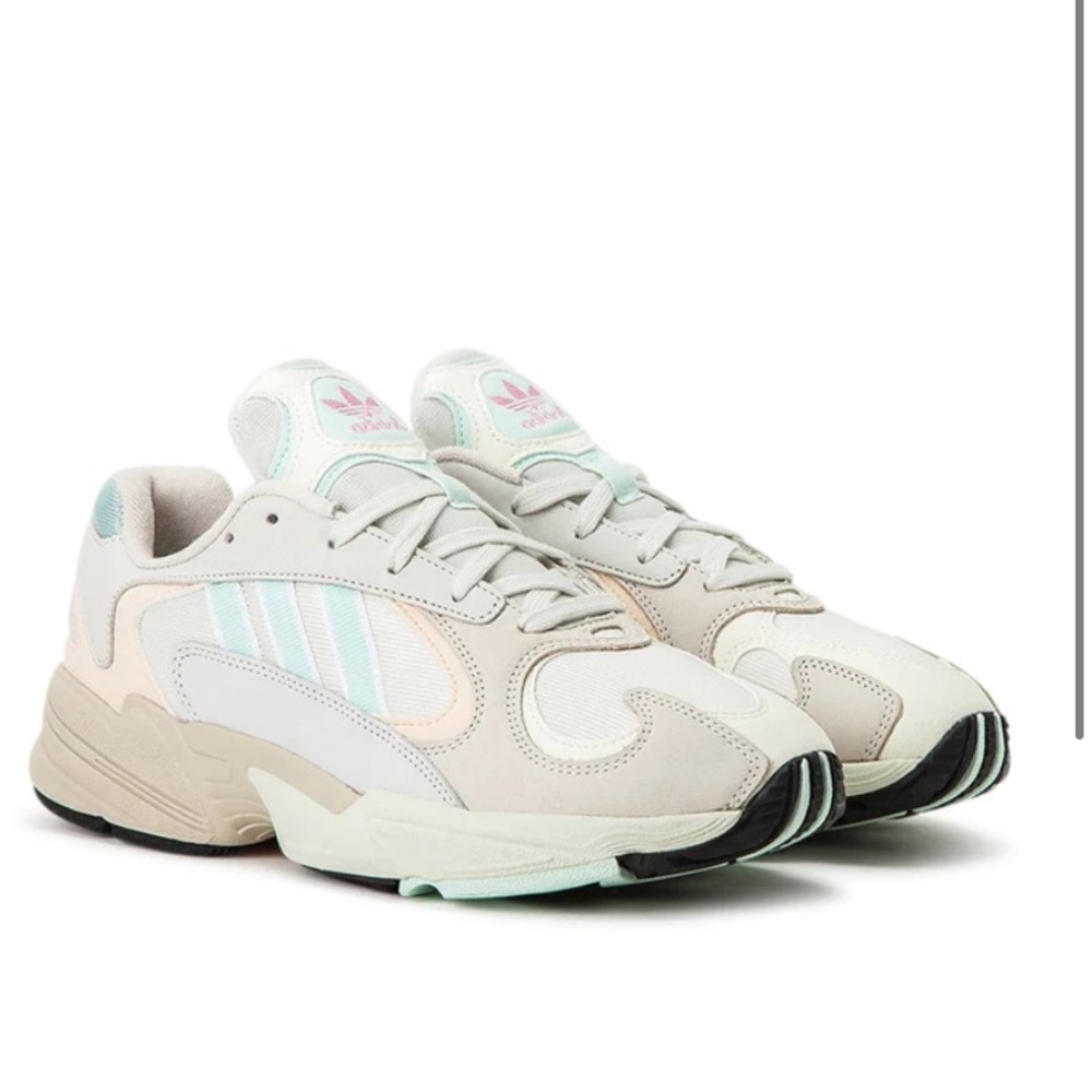 SOLD NWT adidas Yung 1 (Beige / iced/ Mint) CG7118 - Picture 2 of 16